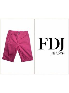 FDJ French Dressing Jeans Olivia Bermuda Shorts ~ Size 8 ~ Canadian Brand